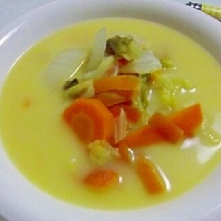 カレー風味☆白菜のミルクスープ